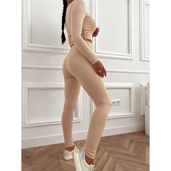 Komplet damski MARVEL – bluzka + legginsy, basic, przylegający, MOJO (hurt)